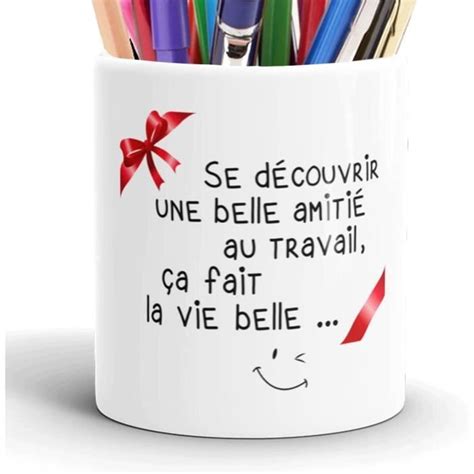 Pot Crayons Humour Coll Gue Amiti Id E Cadeau Original Message Dr Le