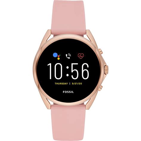 La Montre Connect E Fossil Gen Lte Couleur Or Rose Un Must Pour La