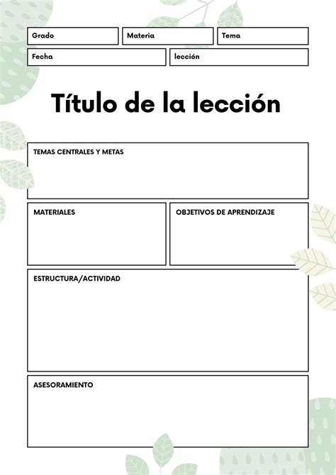 Top Imagen Formato Para Planeacion Preescolar Nuevo Modelo