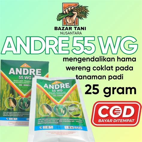 Jual Insektisida Andre Wg Gram Mengendalikan Hama Wereng Coklat