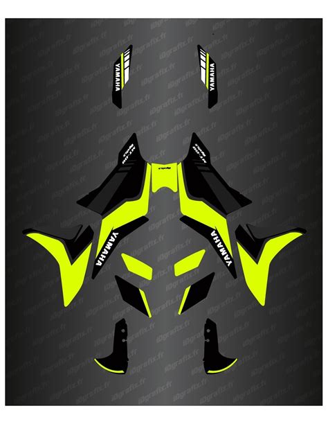 Kit D Coration Jaune Fluo Gris Gp Edition Yamaha Mt Tracer