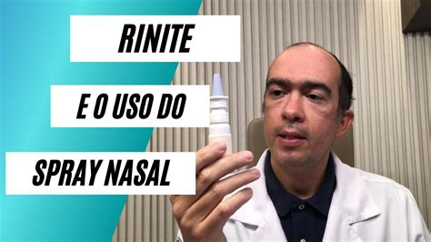 Rinite E O Uso Do Spray Nasal