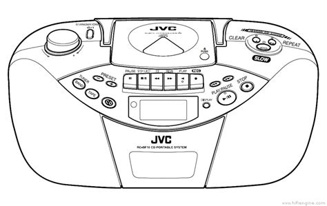 Jvc Rc Bf Cd Portable System Manual Hifi Engine