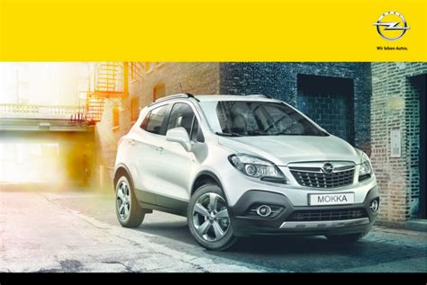 Opel Mokka Handleiding Nederlands Pagina S