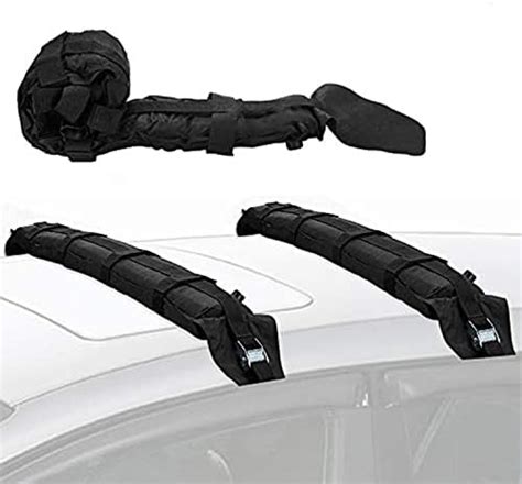 Feelglad Universal Soft Car Roof Bars Pads Pcs Automatic Inflatable