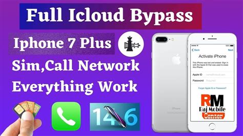 MEID GSM IPhone 7 Plus IOS 14 6 Full Icloud Bypass Sim Call