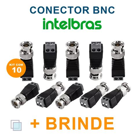 Conector Balun Pvideo Conex Bnc Borne C Intelbras Mebuscar Brasil