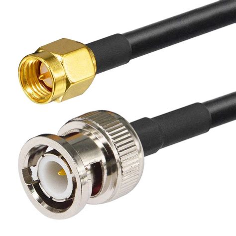 Onelinkmore Sma To Bnc Cable Sma Male To Bnc Male Adapter Rg58 Low Loss Rf Coaxial