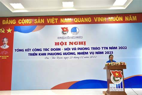 Bắc Tân Uyên Hội nghị tổng kết công tác Đoàn Hội và phong trào thanh