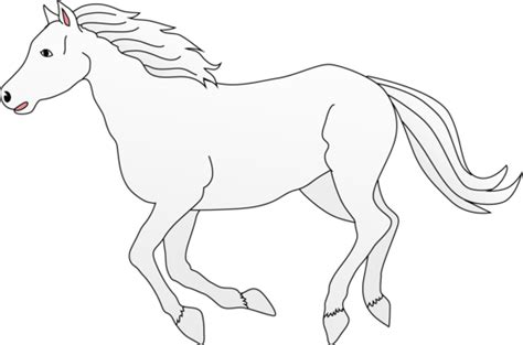 Horse Line Drawing Clip Art at PaintingValley.com | Explore collection ...