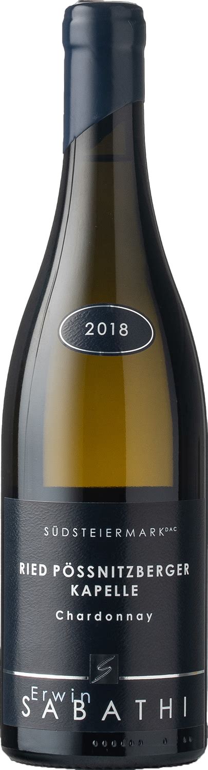 Erwin Sabathi Chardonnay Ried P Ssnitzberger Kapelle G Stk Vinospirit