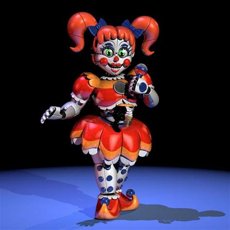 Stylized Circus Baby V3 By Morigandero On Deviantart Fnaf Baby