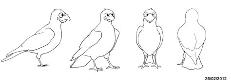 Animation Group 7 Crow Model Sheet V2 4th Revision