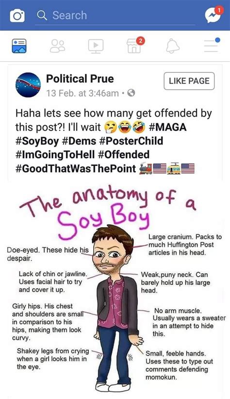 This whole “soyboy” meme is so stupid. : r/forwardsfromreddit