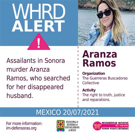 Whrd Alert Mexico Assailants In Sonora Murder Aranza Ramos Who