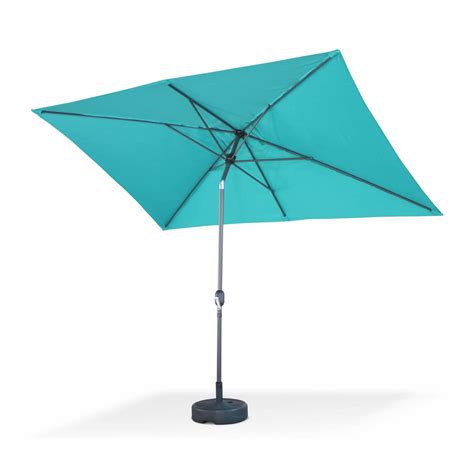 Sweeek Parasol Droit Rectangulaire X M Touquet Turquoise M T