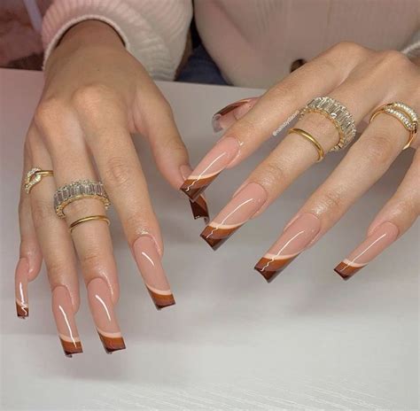 Ccthabrat Tan Nail Designs Brown Acrylic Nails Acrylic Toe Nails