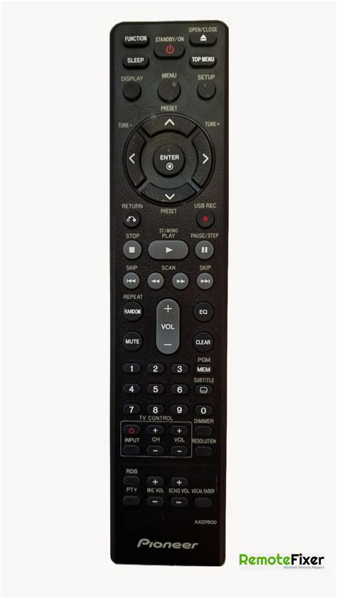 Pioneer AXD 7600 Remote Control Repair