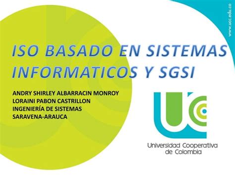 Iso Basados En Sistemas Inform Ticos Y Sgsi Ppt