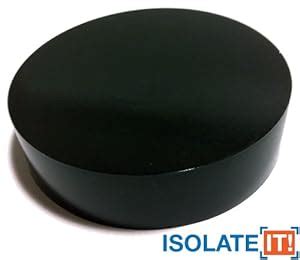 Isolate It Sorbothane Vibration Isolation Circular Pad Duro