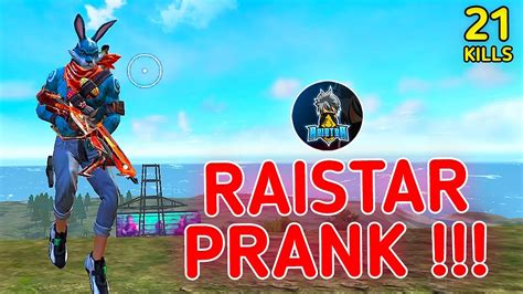 Solo Vs Squad Raistar Prank Gone Wrong Don T Try This At Free