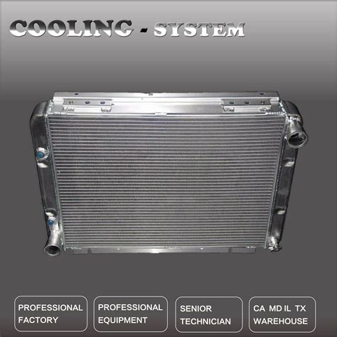 Aluminum Kks Radiator For Ford Galaxie Xl Special L V