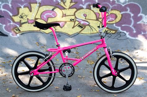 1987 Kuwahara Magician Pro In Neon Pink By Lixy Bmx Bikes Bmx Freestyle