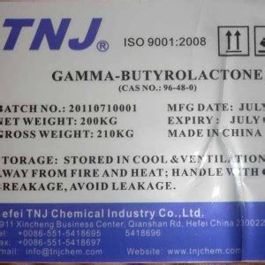 GBL Gamma Butyrolactone 99 9 CAS 96 48 0 CAS Chemical