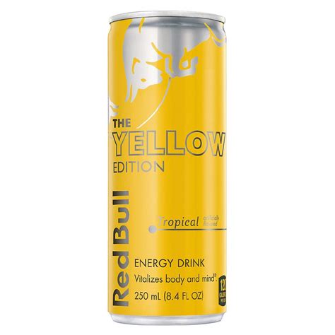 Red Bull Energy Drink Yellow Edition Tropical Walgreens