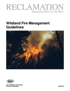 Fillable Online Wildland Fire Management Guidelines Fax Email Print