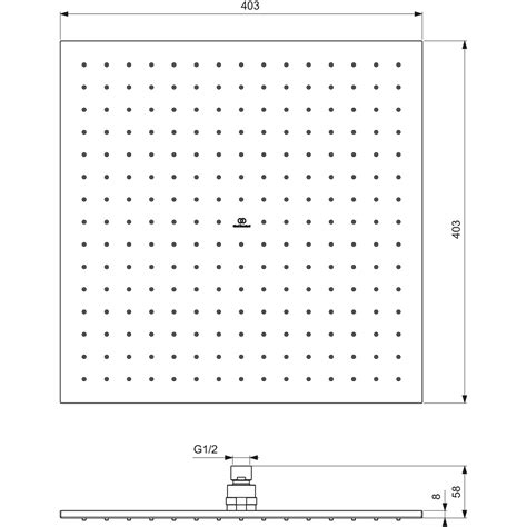 Ideal Standard Kopfbrause Idealrain Atelier Eckig X Mm Magnetic