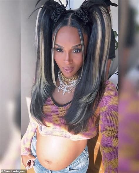 Pregnant Ciara Shows Off Her Growing Baby Bump In New Adorable Photos