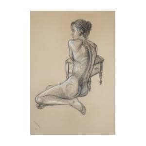 Back Nude 2 Drawing By Donelli DiMaria Fine Art America