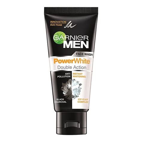 Garnier Men Power White Anti Pollution Double Action Face Wash G