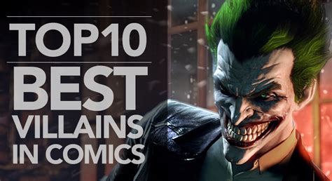 Top 10 Best Villains In Comics | Zap-Kapow!