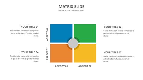 Matrix Slide Templates Biz Infograph