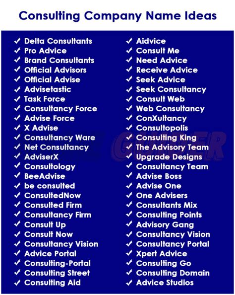 300 Consulting Company Name Ideas 2023 Name Guider