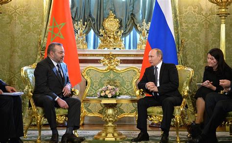 Meeting with King Mohammed VI of Morocco • President of Russia