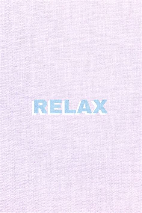 Relax Pastel Font Typography Image