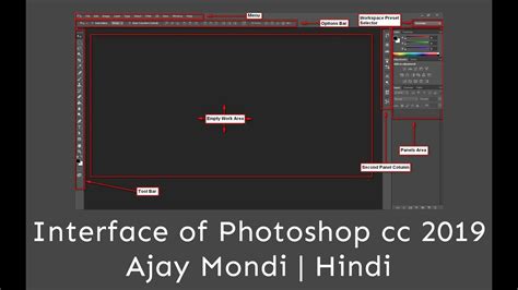 Interface Of Photoshop Cc 2019 Hindi Photoshop Tutorial For