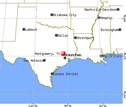 Montgomery Texas Map