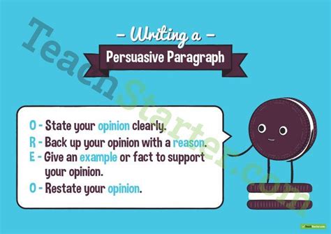 Oreo Persuasive Writing Poster Teaching Resource Teach Starter