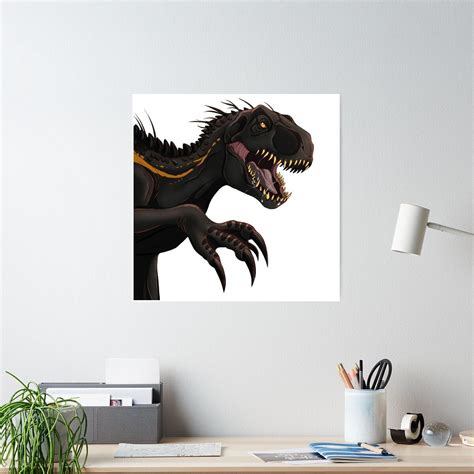 Jurassic World Indoraptor Poster by Sketchasaurus | Jurassic world, Poster design, Jurassic