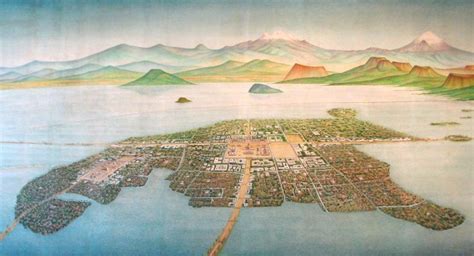 Tenochtitlán Located In The Heart Of What Is Now Mexico City Was The