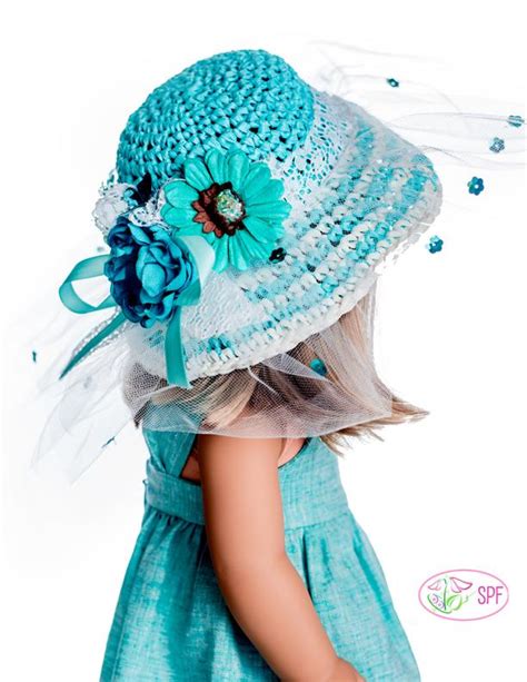 Springtime Straw Hat Crochet Pattern PDF Pattern Download | Pixie Faire