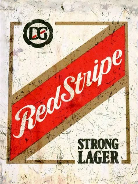 Metal Signs Vintage Retro Pub Home Bar Man Cave Garage Shed Red Stripe