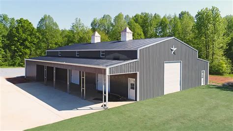 Custom Metal Barns | Best Custom Steel Barns for Sale