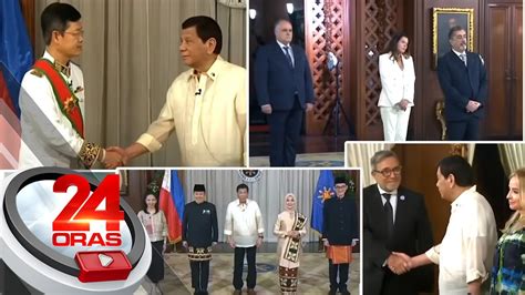 Mga Bagong Ambassador Designate To The Philippines Nag Courtesy Call