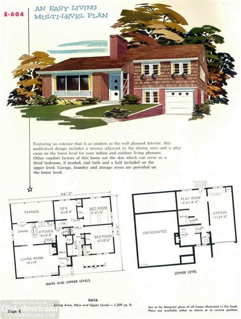 See 130 Vintage 50s House Plans Used To Build Millions Of Mid Century