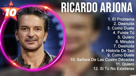 Las mejores canciones del álbum completo de Ricardo Arjona 2023 YouTube